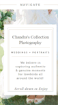 Mobile Screenshot of chandrascollection.com